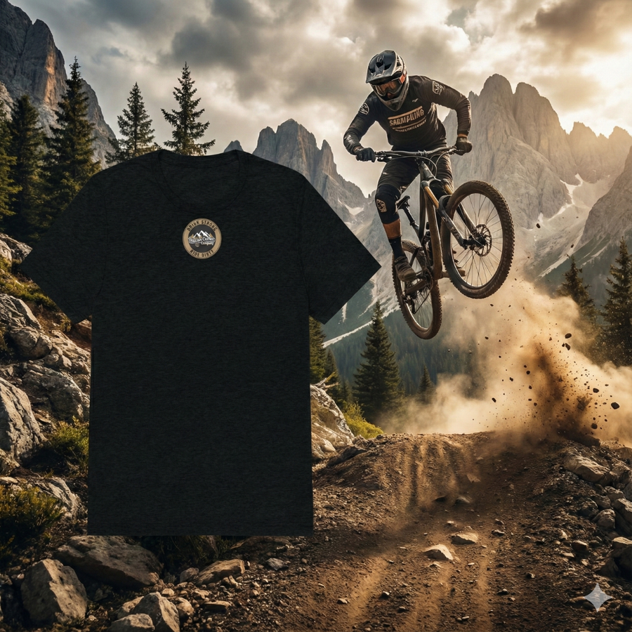 Drink Strong, Ride Dirty MTB Tri-Blend Tee