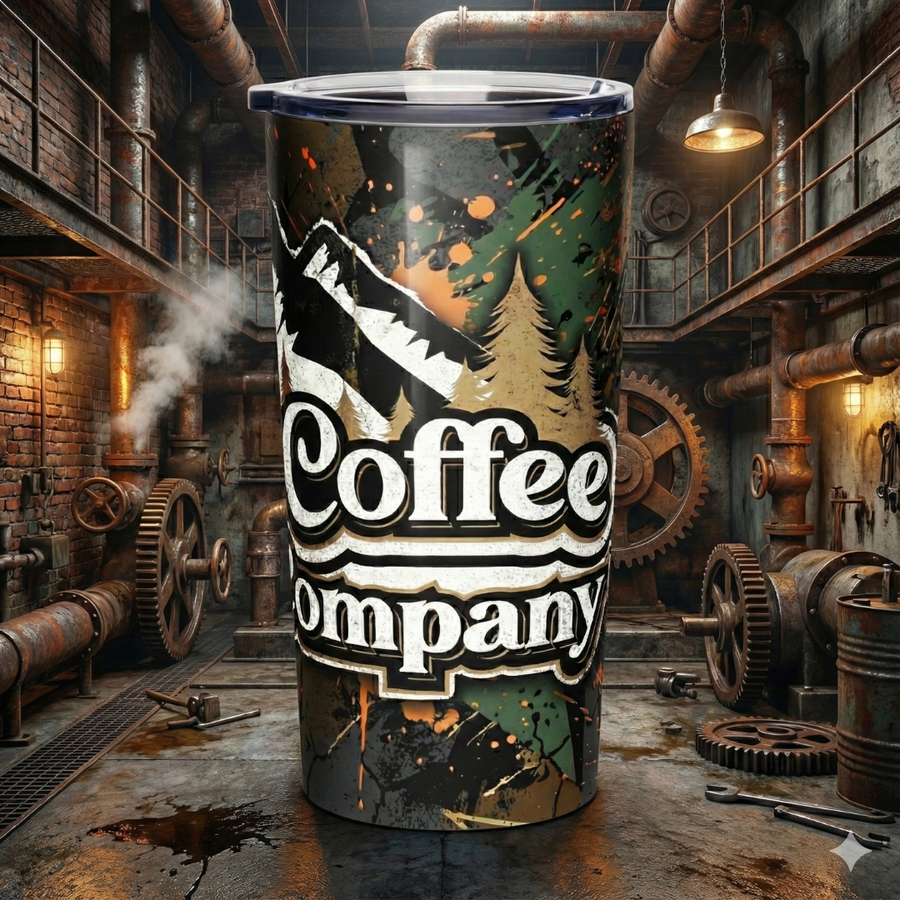 Fuzion Industrial Grit 20oz Insulated Stainless Steel Tumbler