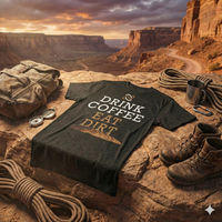 The Grit & Grind Drink Coffee Eat Dirt Tee