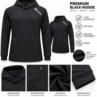 Fuzion Hoodie — black